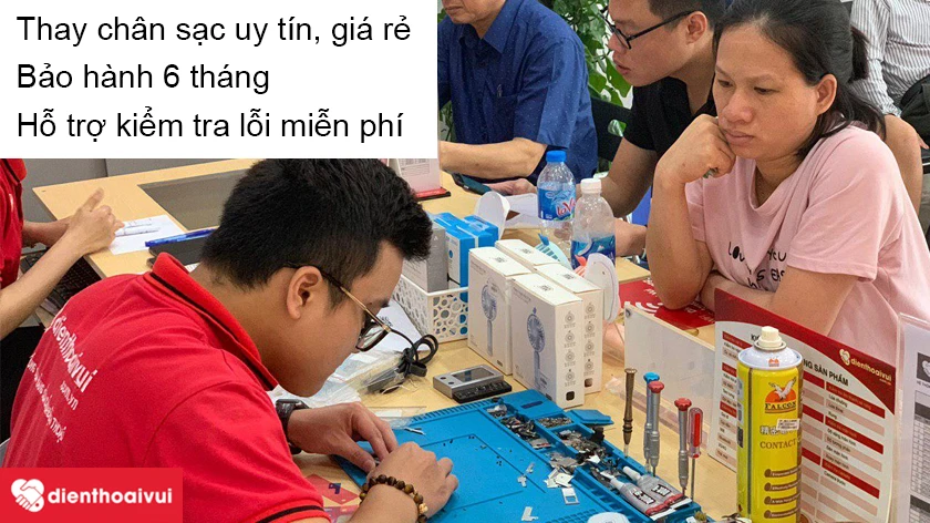 Thay chân sạc Surface Go chất lượng cao, giá rẻ, bảo hành 6 tháng tại Điện Thoại Vui