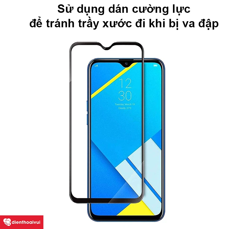 Sử dụng d&aacute;n cường lực