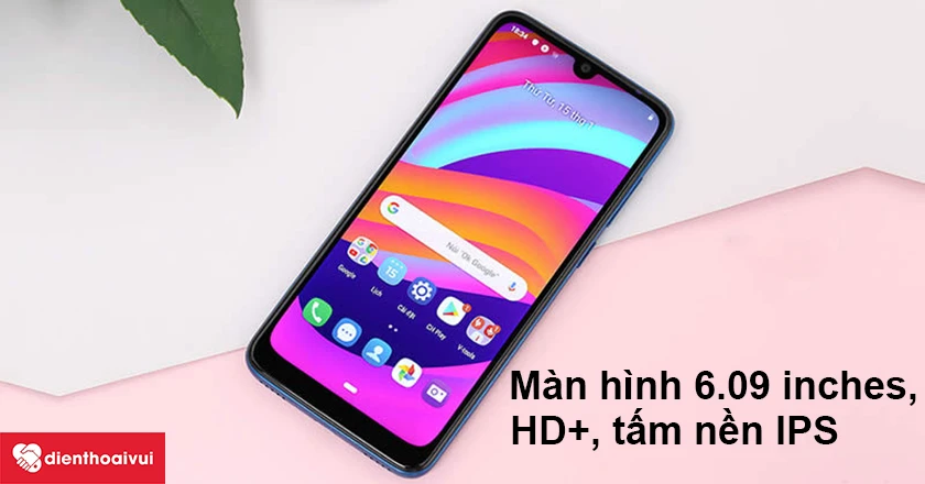 Vsmart Star 3 &ndash; M&agrave;n h&igrave;nh 6.09 inches, HD+, tấm nền IPS