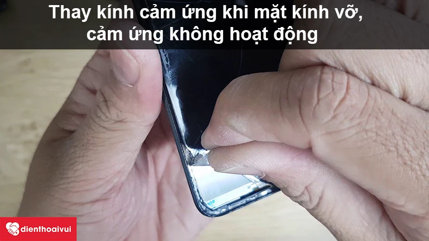 Ph&acirc;n biệt r&otilde; r&agrave;ng thay k&iacute;nh cảm ứng Vsmart Star 3