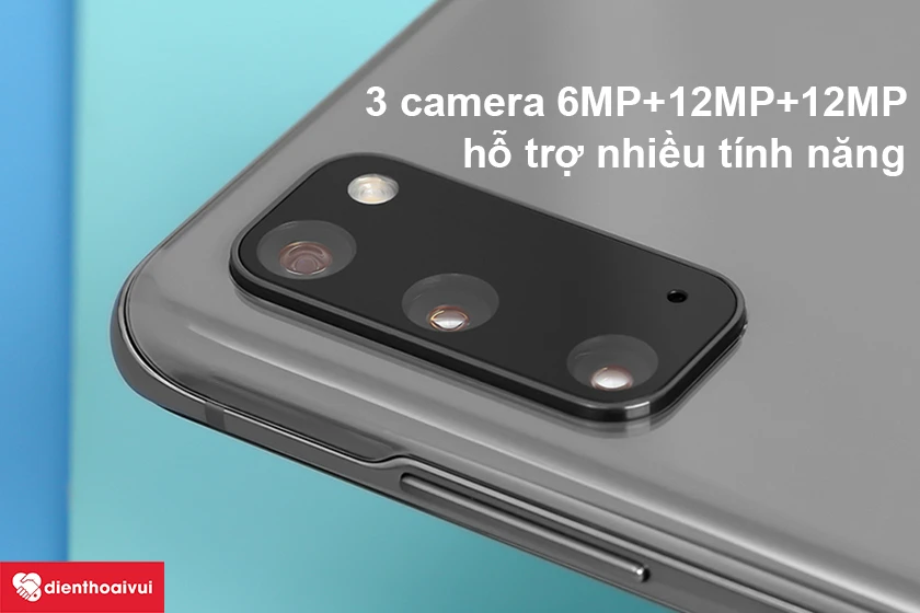 Samsung Galaxy S20 &ndash; Bộ ba camera 6MP+12MP+12MP hỗ trợ nhiều t&iacute;nh năng mới