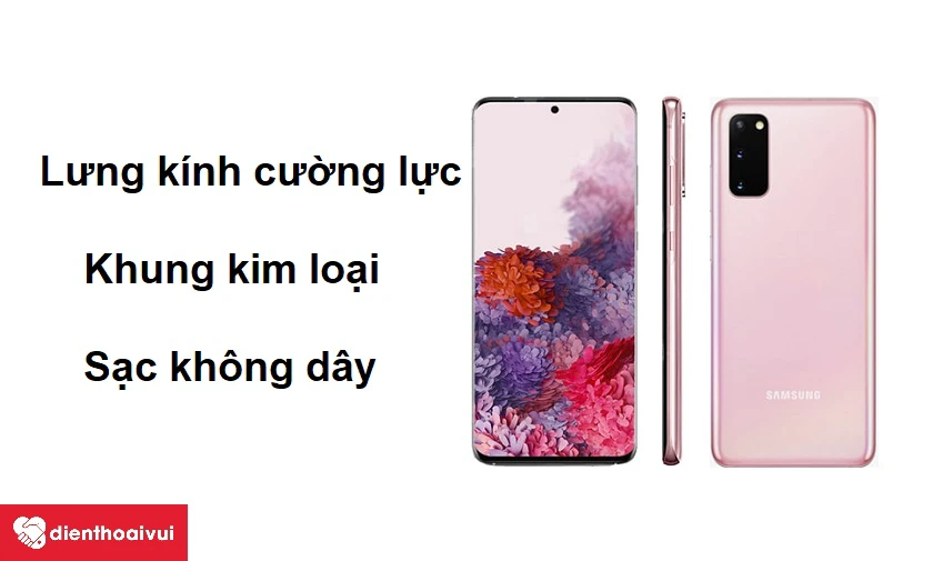 Thiết kế mặt lưng k&iacute;nh cường lực v&agrave; bảo mật khu&ocirc;n mặt hiện đại