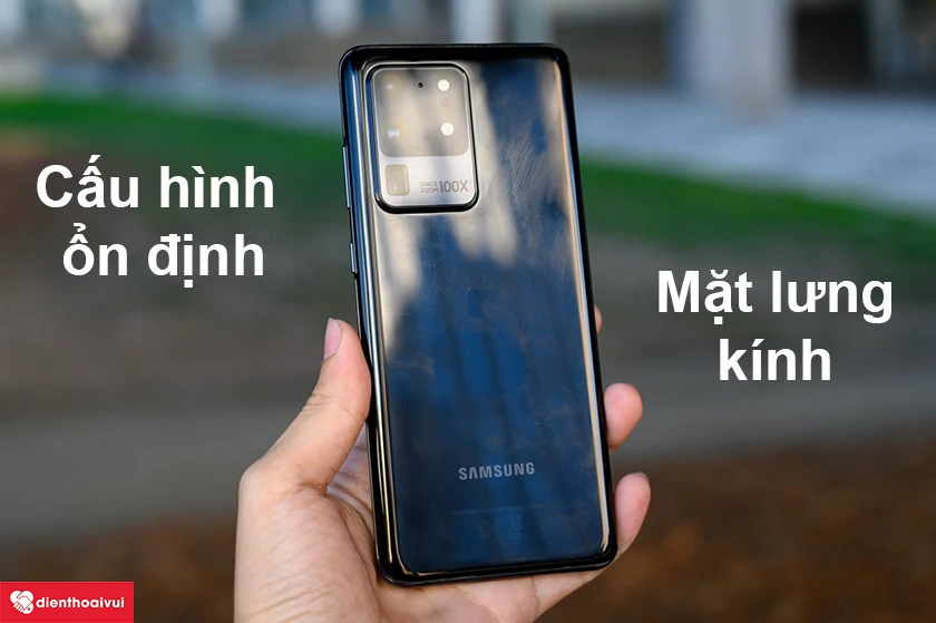 Samsung Galaxy S20 Ultra - Cấu h&igrave;nh mạnh mẽ, mặt lưng k&iacute;nh sang trọng