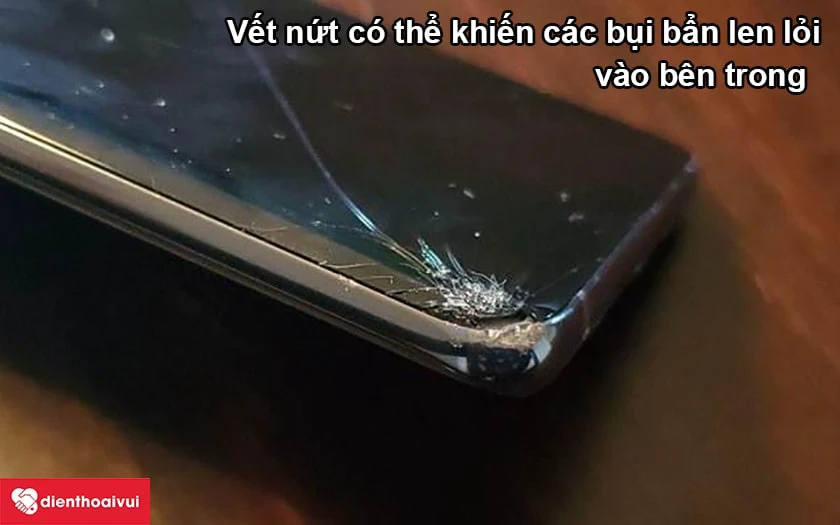 T&aacute;c hại xảy ra khi hỏng k&iacute;nh Samsung Galaxy S20 Plus