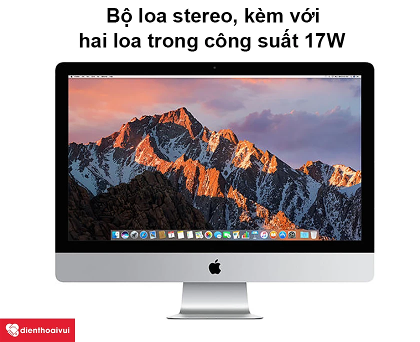 iMAC 24-INCH A1225 &ndash; Bộ loa stereo, k&egrave;m với hai loa trong c&ocirc;ng suất 17W