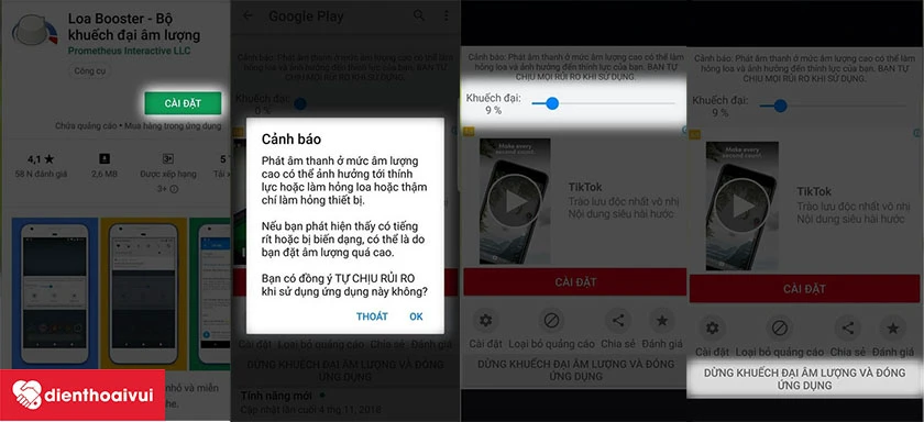 Cách tăng gấp đôi âm lượng loa ngoài Vsmart Joy 3