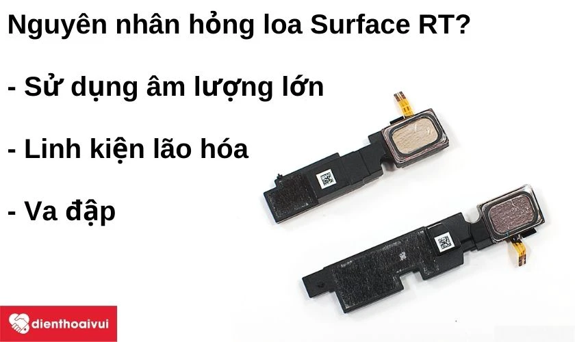 Nguyên nhân hỏng loa Surface RT?