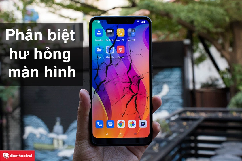 Ph&acirc;n biệt mặt k&iacute;nh m&agrave;n h&igrave;nh v&agrave; m&agrave;n h&igrave;nh tr&ecirc;n Vsmart Joy 1 Plus