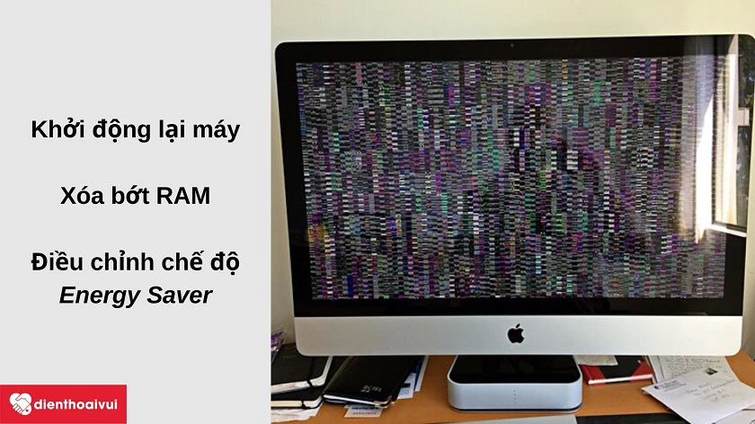 Hướng d&acirc;̃n xử lý l&ocirc;̃i màn hình chớp nháy tr&ecirc;n máy tính iMac A1418