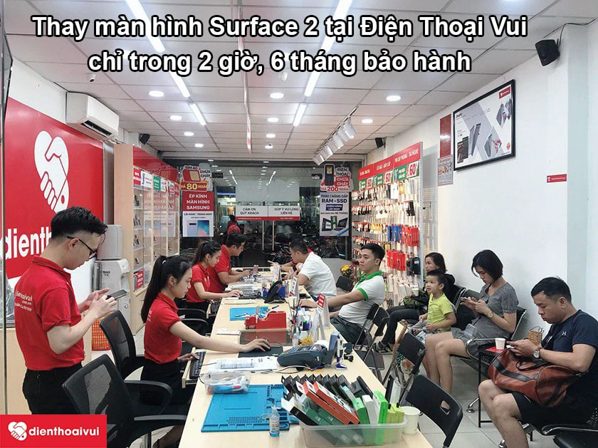Thay màn hình Surface 2 chính hãng, chất lượng cao tại Điện Thoại Vui
