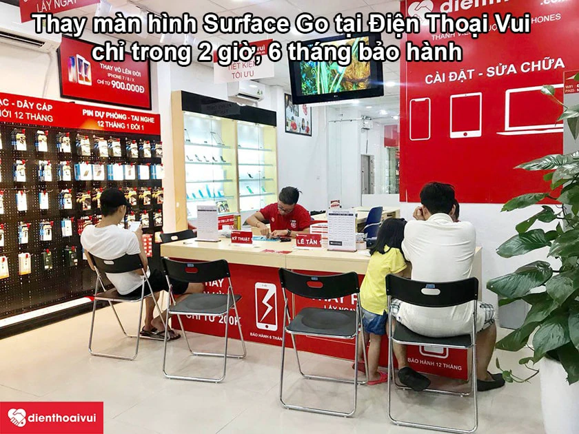 Dịch vụ thay màn hình Surface Go chính hãng, giá rẻ tại Điện Thoại Vui