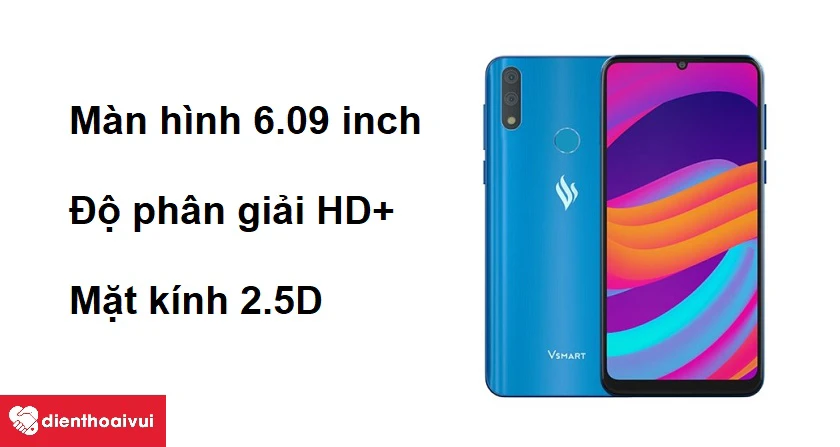 M&agrave;n h&igrave;nh 6.09 inch c&ugrave;ng độ ph&acirc;n giải HD+ mang đến chất lượng hiển thị tốt