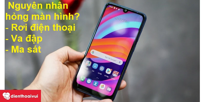 Nguy&ecirc;n nh&acirc;n hư hỏng m&agrave;n h&igrave;nh