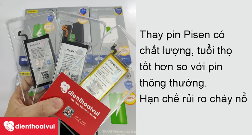 C&oacute; n&ecirc;n thay pin Pisen cho Samsung Galaxy S6 EDGE?