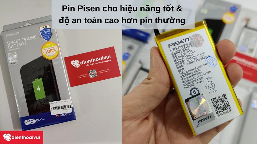 Có gì khác biệt giữa pin thường và pin Pisen?