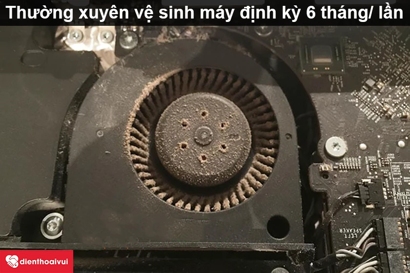 C&aacute;ch sử dụng Macbook Pro 2011 để tr&aacute;nh l&agrave;m hỏng quạt