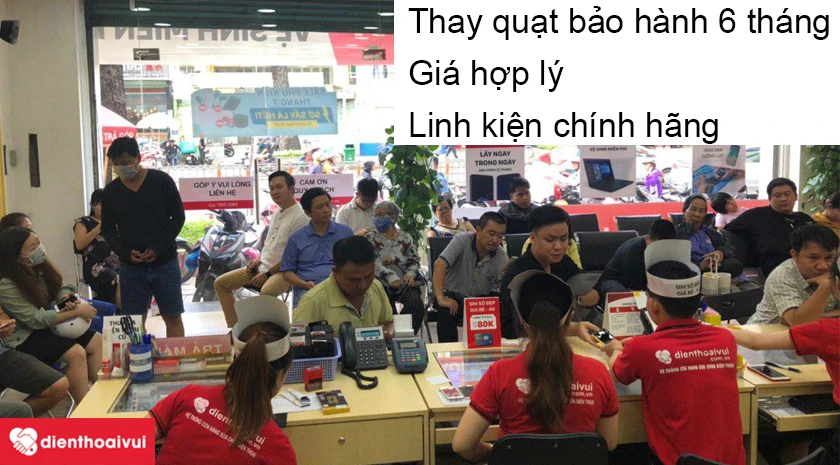 Thay quạt Macbook Air 2012 nhanh ch&oacute;ng, ch&iacute;nh h&atilde;ng tại Điện Thoại Vui