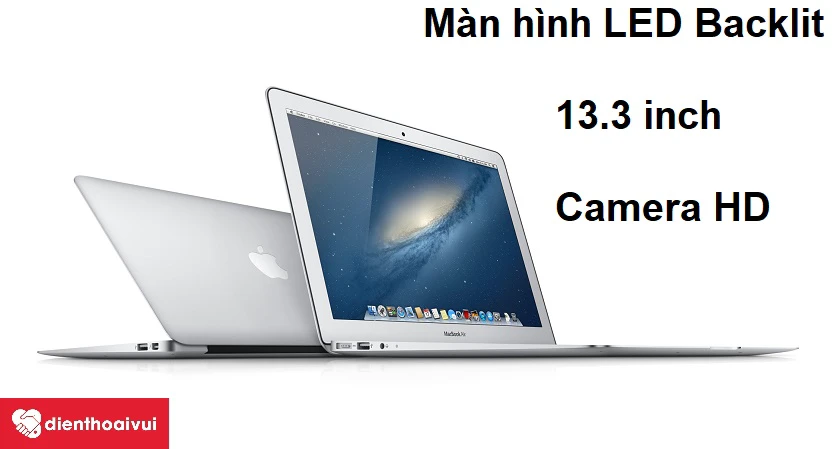 M&agrave;n h&igrave;nh LED Backlit với c&ocirc;ng nghệ IPS c&ugrave;ng camera HD hỗ trợ Facetime
