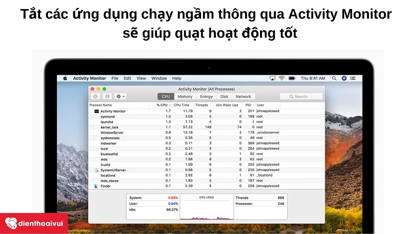N&ecirc;n xử lý các v&acirc;́n đ&ecirc;̀ v&ecirc;̀ quạt Macbook Air như th&ecirc;́ nào?