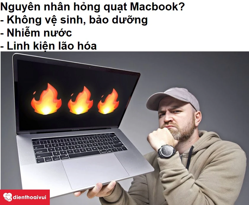 C&aacute;ch xử l&iacute; t&igrave;nh trạng Macbook Pro 2015 qu&aacute; n&oacute;ng do quạt c&oacute; vấn đề?