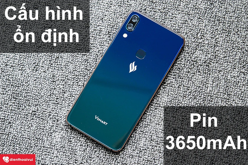 Vsmart Active 1 Plus - Cấu h&igrave;nh ổn định, dung lượng pin cao 3650mAh