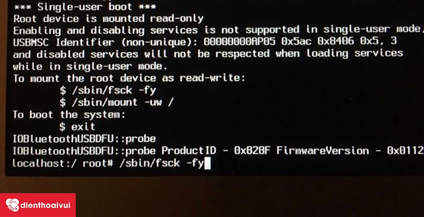 Tiến h&agrave;nh khởi động lại iMAC