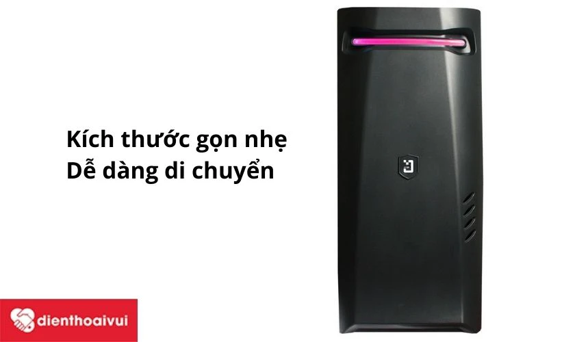 Th&ugrave;ng case m&aacute;y t&iacute;nh JETEK X9151 gọn nhẹ, dễ di chuyển