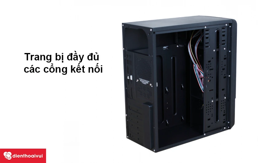 Case m&aacute;y t&iacute;nh Patriot Mini HP401 đầy đủ cổng kết nối, tản nhiệt nhanh