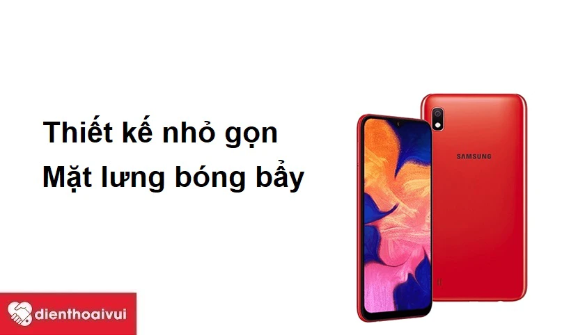 Thiết kế nhỏ gọn, mặt lưng b&oacute;ng bẩy