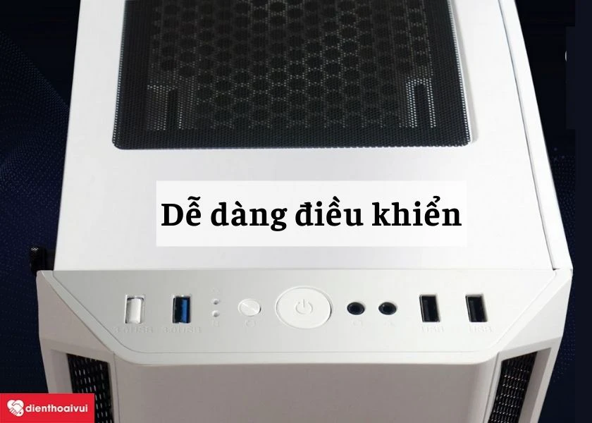 Thùng Case Jetek Beryl-I G9601W thao tác và vệ sinh máy khá dễ