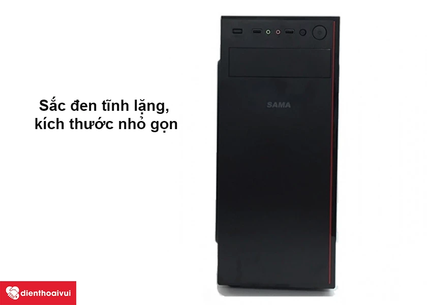 Case m&aacute;y t&iacute;nh Sama M3 Sắc đen tĩnh lặng, k&iacute;ch thước nhỏ gọn