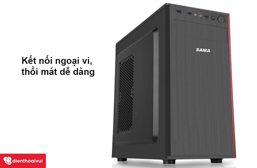 Th&ugrave;ng Case m&aacute;y t&iacute;nh Sama M3 hỗ trợ tản nhiệt hiệu quả