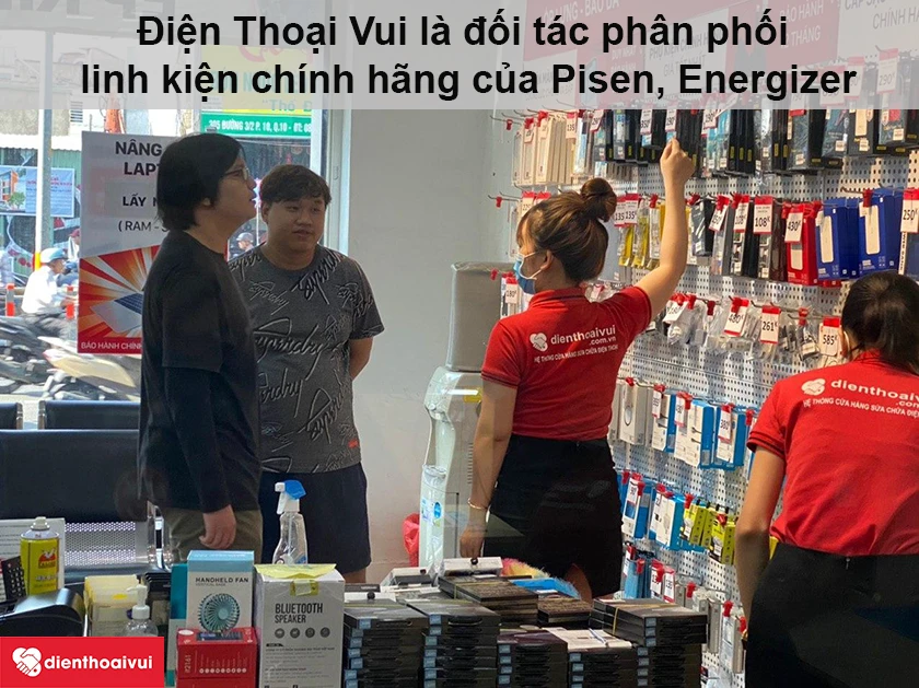 Điện Thoại Vui l&agrave; đối t&aacute;c của nhiều nh&agrave; ph&acirc;n phối linh kiện ch&iacute;nh h&atilde;ng