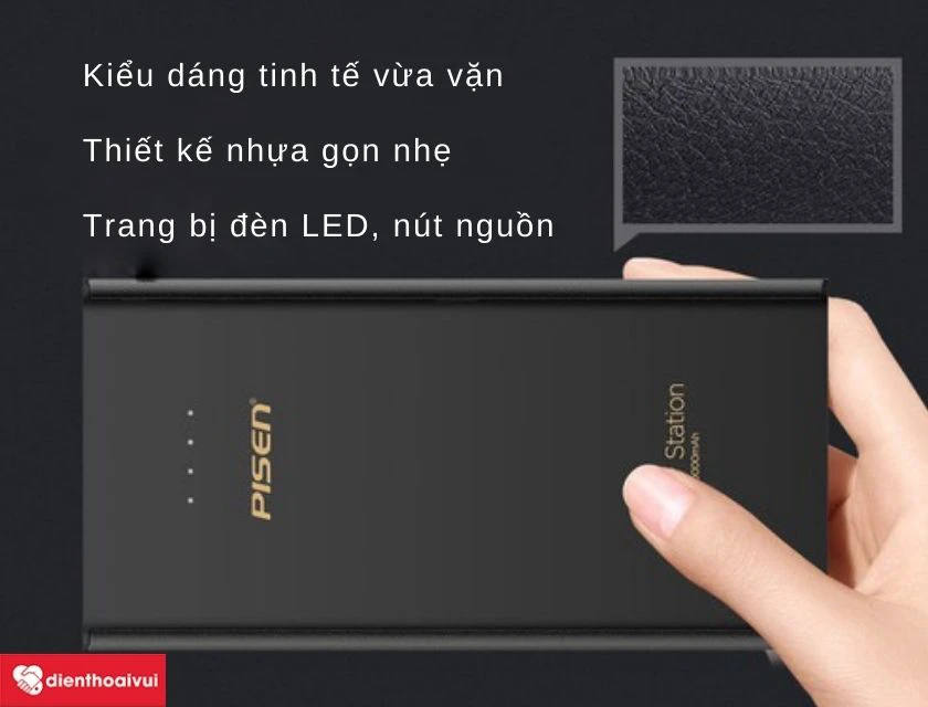 Lõi pin A+ dung lượng lớn, hỗ trợ nhiều cổng kết nối