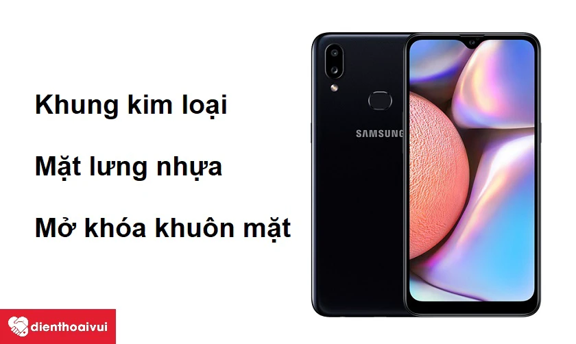 Thiết kế khung kim loại v&agrave; mặt lưng nhựa, nhẹ nhưng cứng c&aacute;p