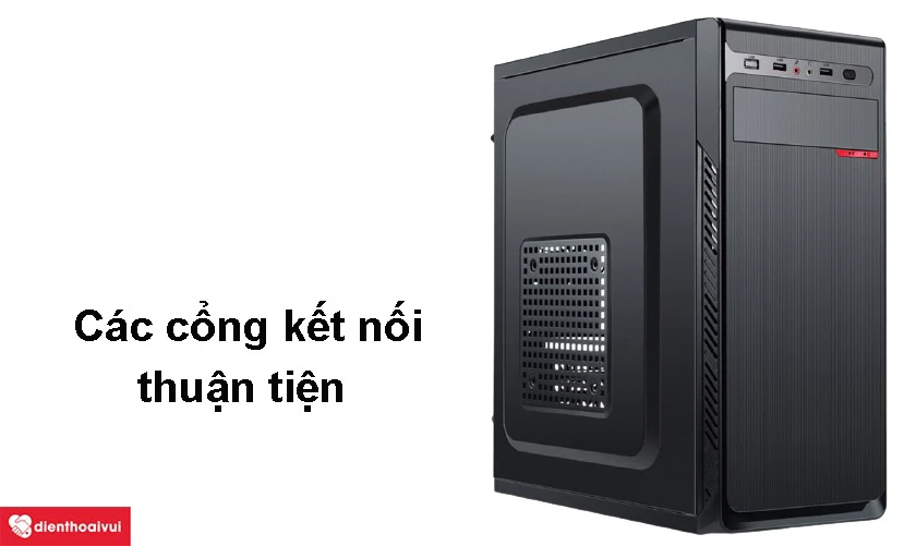 Th&ugrave;ng case m&aacute;y t&iacute;nh Patriot N2 hỗ trợ nhiều cổng kết nối