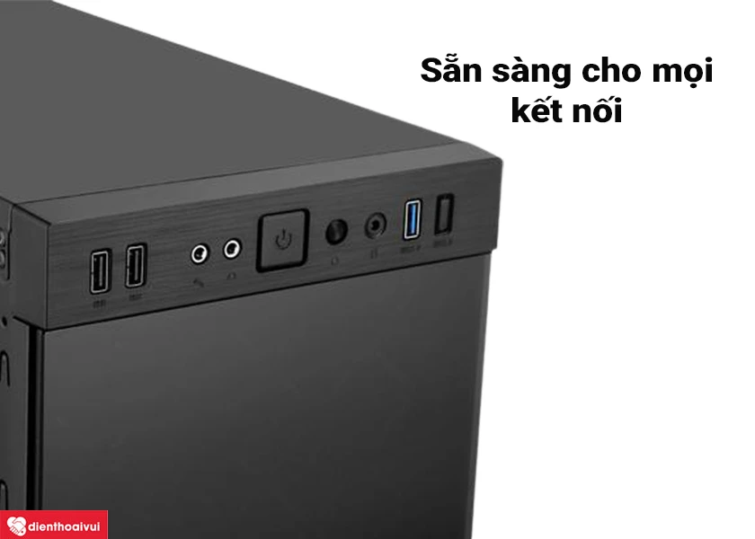 Th&ugrave;ng Case Sama Apolo hỗ trợ đầy đủ c&aacute;c cổng kết nối