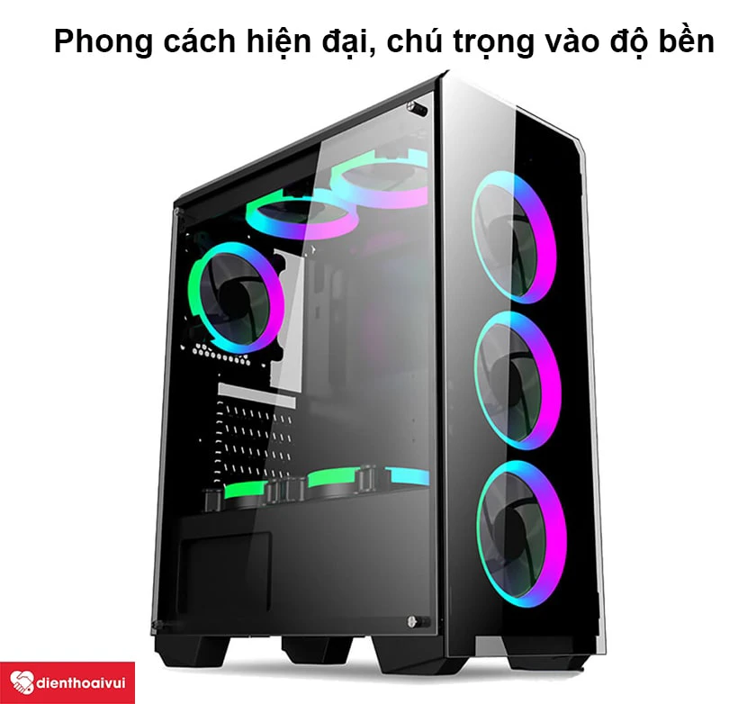 Th&ugrave;ng Case m&aacute;y t&iacute;nh Erosi G6 - Phong c&aacute;ch hiện đại, ch&uacute; trọng v&agrave;o độ bền