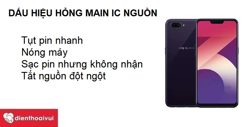 Những dấu hiệu cho thấy bạn cần phải thay main ic nguồn OPPO