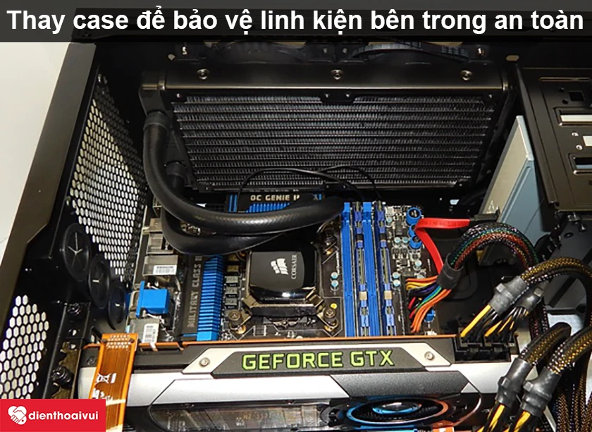 Thay case m&aacute;y t&iacute;nh