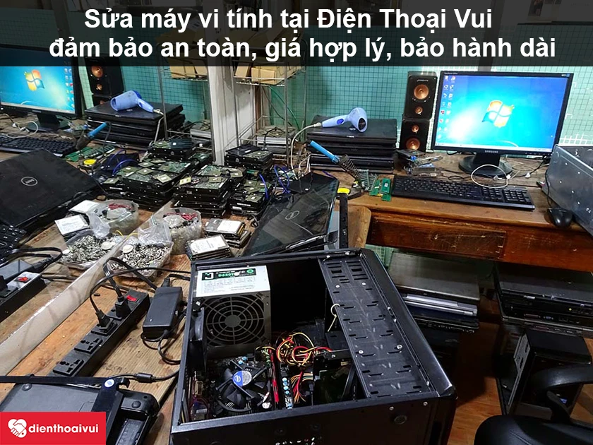 Sửa m&aacute;y vi t&iacute;nh tại Điện Thoại Vui c&oacute; tốt kh&ocirc;ng?