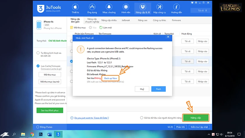 Cách hạ iOS 14 xuống 13 không cần máy tính bằng 3uTools