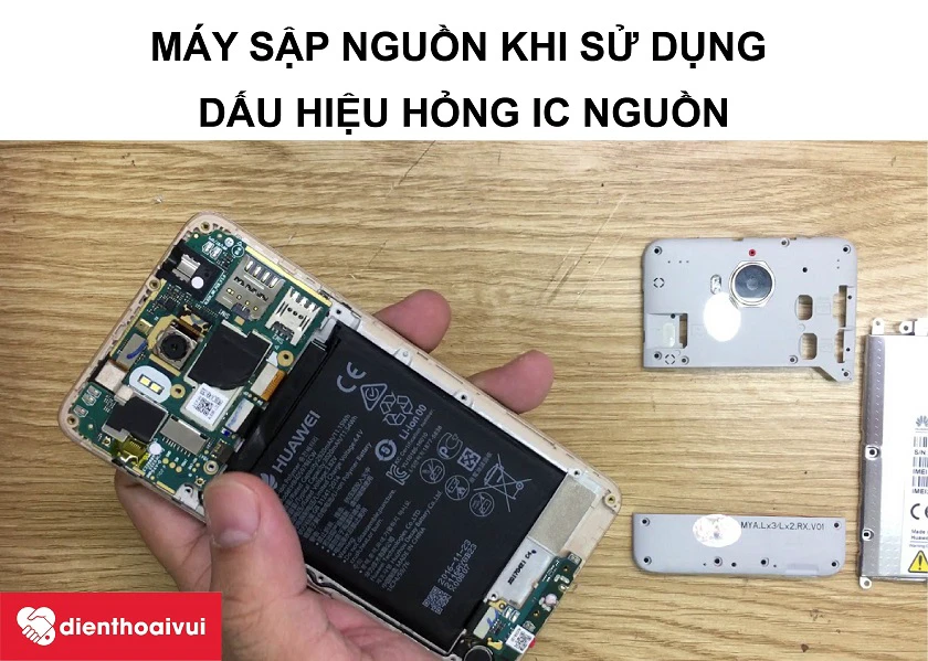 M&aacute;y bị sập nguồn khi đang sử dụng