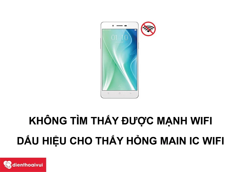 Không thể tìm kiếm được mạng wifi xung quanh