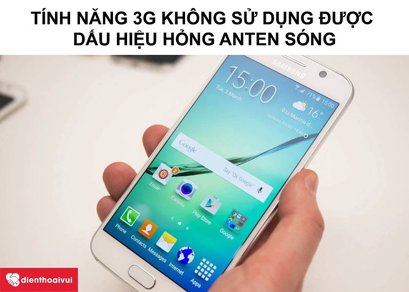 Kh&ocirc;ng sử dụng được 3G