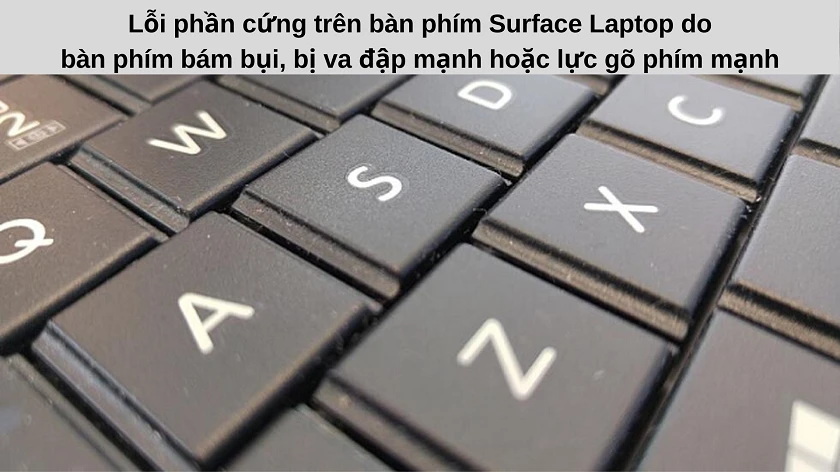 Hư hỏng b&agrave;n ph&iacute;m do lỗi phần cứng