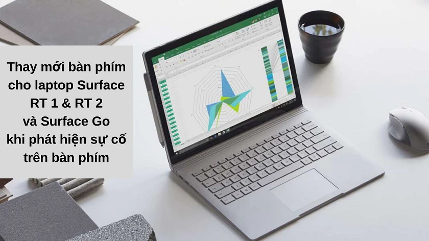 Thay bàn phím laptop Surface RT và Surface Go