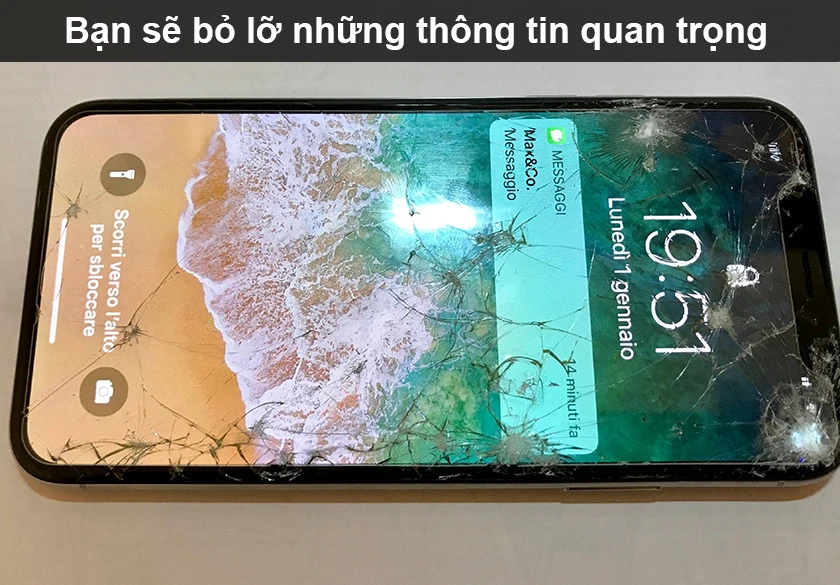 Hậu quả tiếp tục sử dụng mặt k&iacute;nh vớ