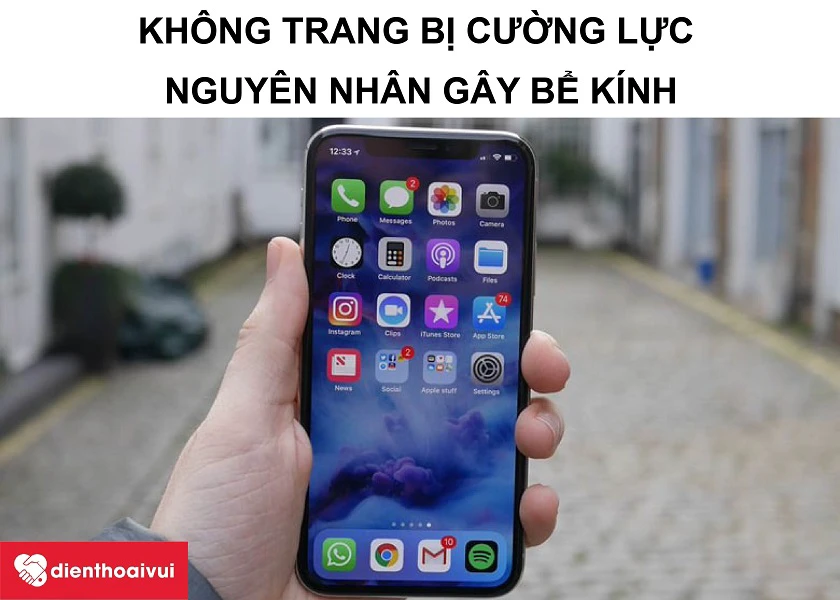 Nguy&ecirc;n nh&acirc;n dẫn đến phải thay &eacute;p mặt k&iacute;nh điện thoại