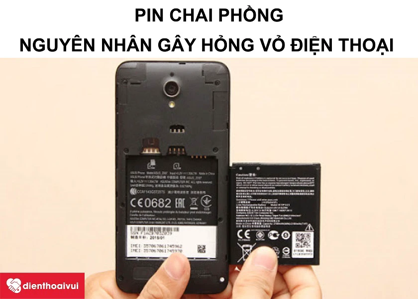 Những nguy&ecirc;n nh&acirc;n dẫn đến vỏ điện thoại Asus bị vỡ, trầy xước